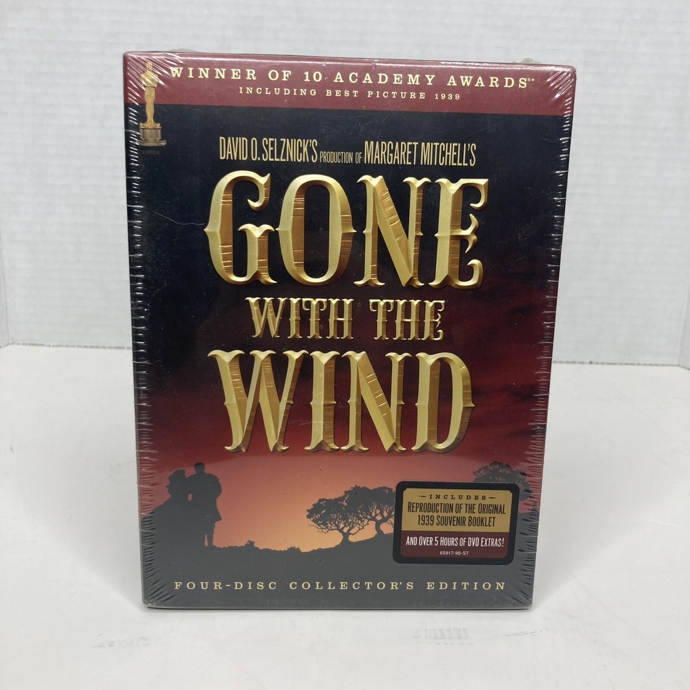 Gone With the Wind (DVD, 2004, 4-Disc Set) Brand New Sealed